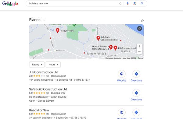 Increase website traffic google my business