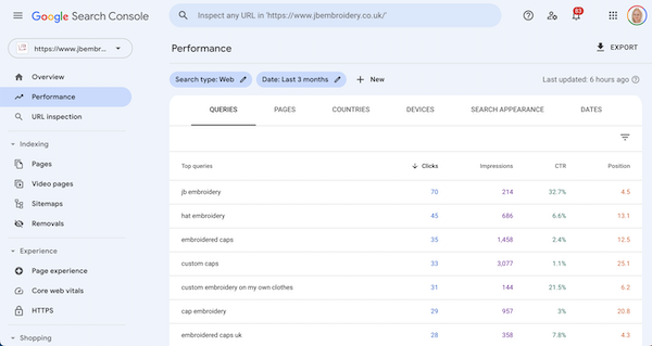 search console to increase website traffic 